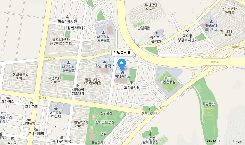 학교 찾아오시는 길 지도
